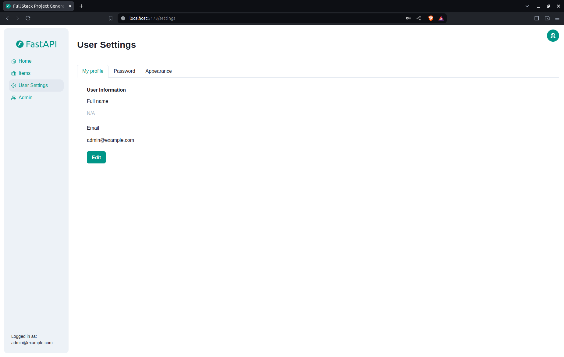 API docs